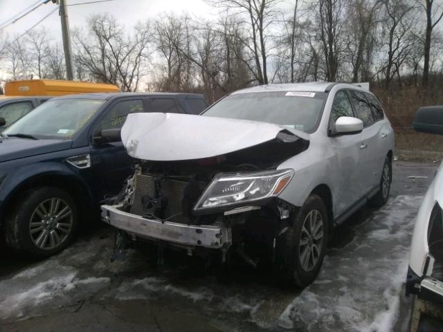 5N1AR2MM4DC605724 - 2013 NISSAN PATHFINDER SILVER photo 2