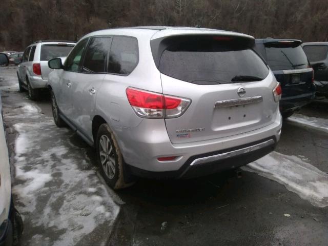 5N1AR2MM4DC605724 - 2013 NISSAN PATHFINDER SILVER photo 3