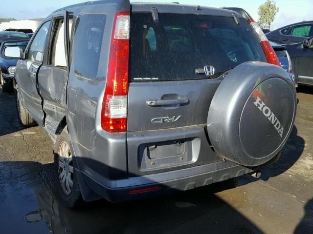 SHSRD78946U433234 - 2006 HONDA CR-V SE BLUE photo 3