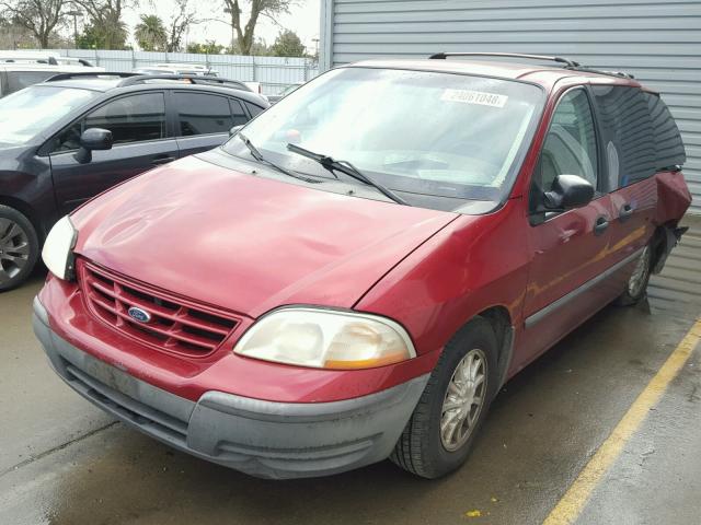 2FMZA5148XBB50039 - 1999 FORD WINDSTAR L RED photo 2