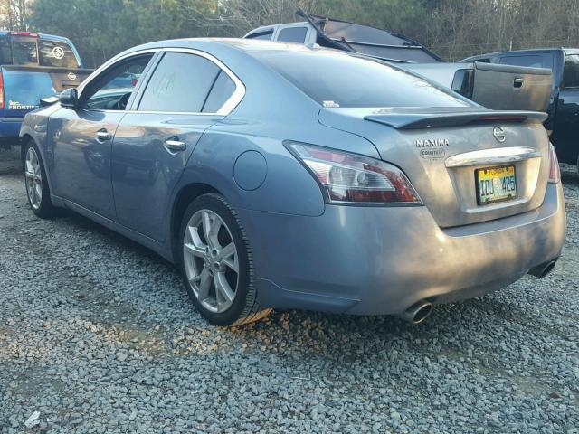 1N4AA5AP3CC842205 - 2012 NISSAN MAXIMA S GRAY photo 3