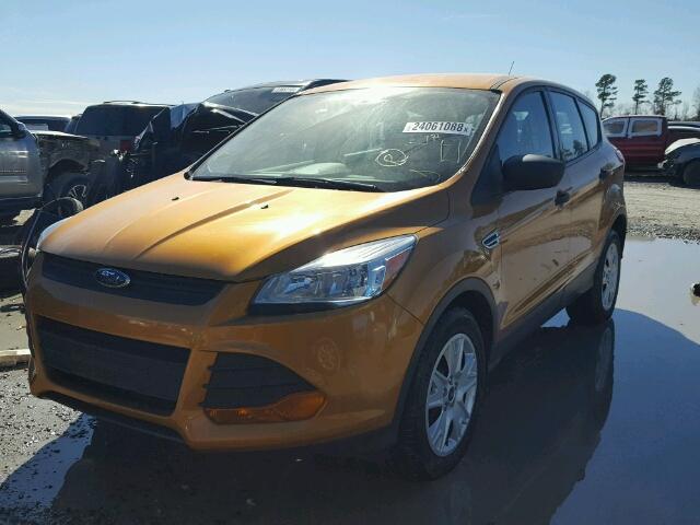 1FMCU0F76GUC26273 - 2016 FORD ESCAPE S ORANGE photo 2