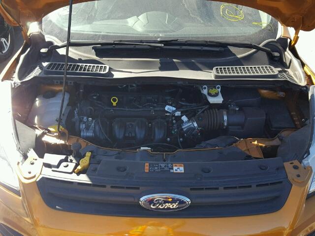 1FMCU0F76GUC26273 - 2016 FORD ESCAPE S ORANGE photo 7