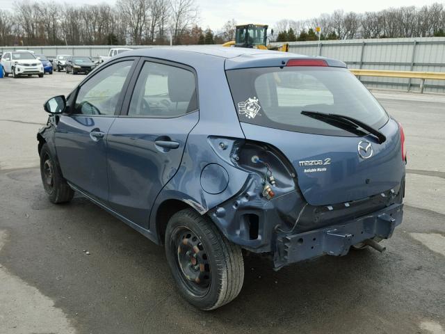 JM1DE1KY9E0172238 - 2014 MAZDA MAZDA2 SPO BLUE photo 3