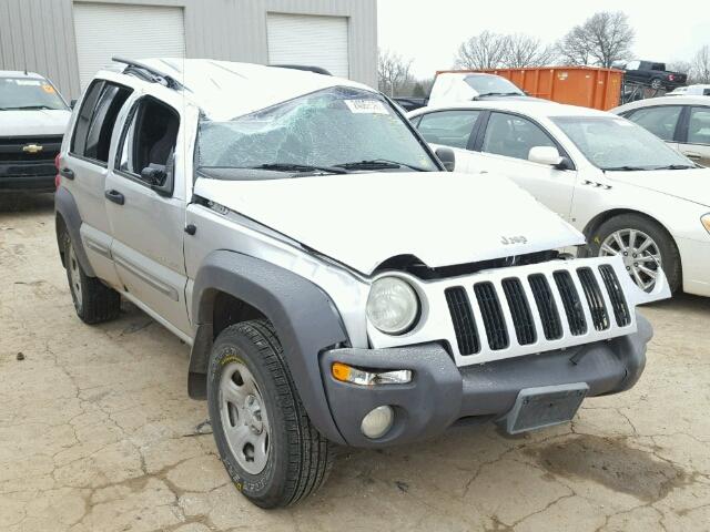 1J4GL48K62W276356 - 2002 JEEP LIBERTY SP SILVER photo 1