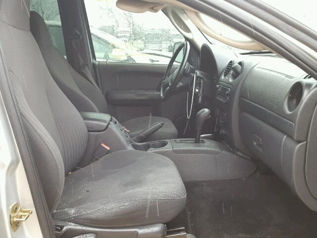 1J4GL48K62W276356 - 2002 JEEP LIBERTY SP SILVER photo 5