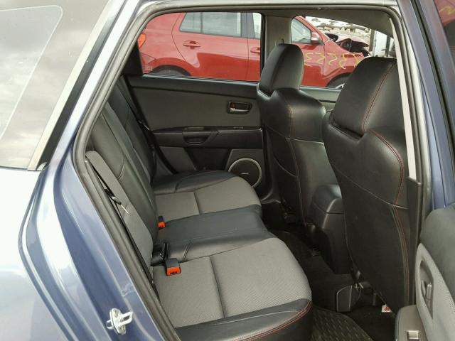 JM1BK34L381828753 - 2008 MAZDA SPEED 3 BLUE photo 6