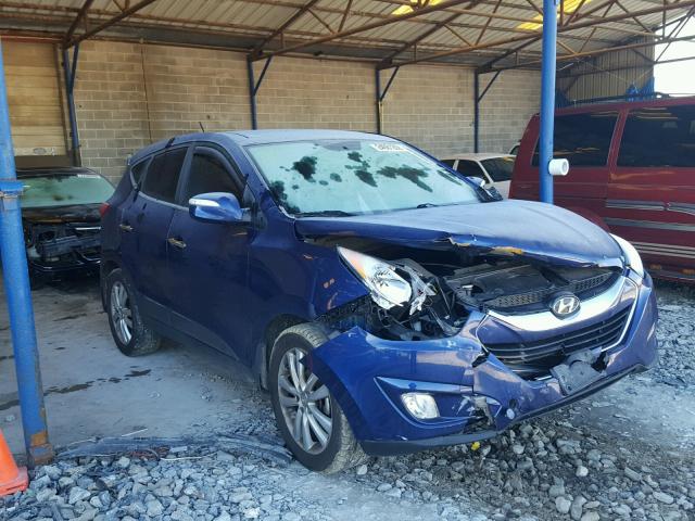 KM8JU3AC0BU213573 - 2011 HYUNDAI TUCSON GLS BLUE photo 1