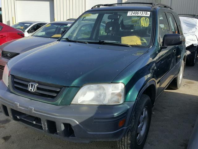 JHLRD184XYC043766 - 2000 HONDA CR-V LX GREEN photo 2