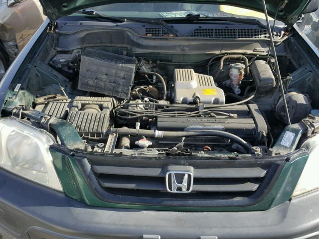 JHLRD184XYC043766 - 2000 HONDA CR-V LX GREEN photo 7