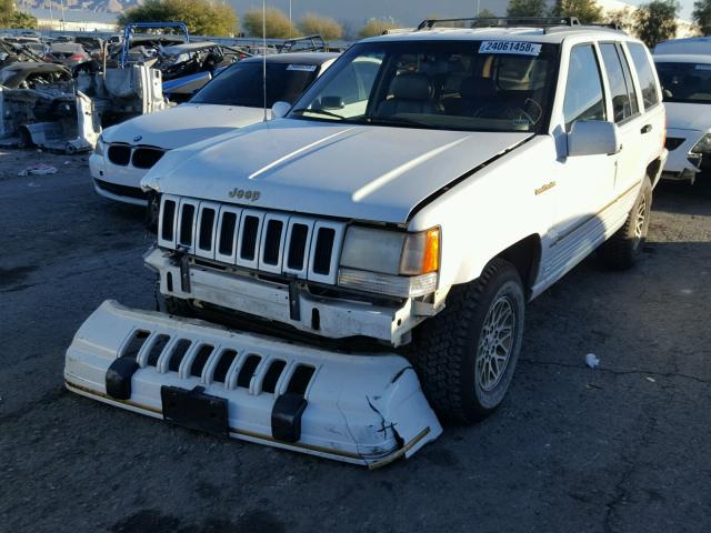 1J4GZ78S4RC284841 - 1994 JEEP GRAND CHER WHITE photo 2