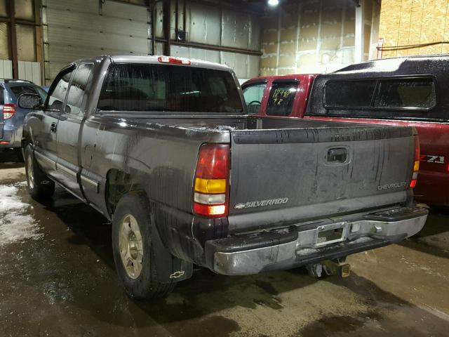 1GCEK19T7XE232286 - 1999 CHEVROLET SILVERADO GRAY photo 3