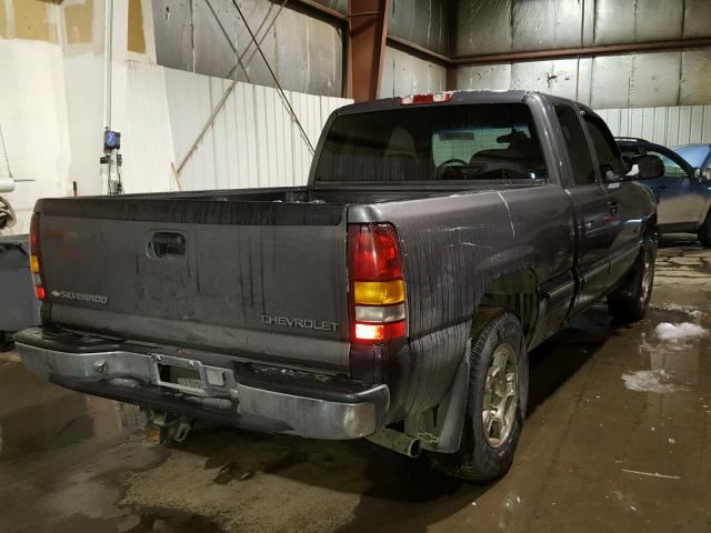 1GCEK19T7XE232286 - 1999 CHEVROLET SILVERADO GRAY photo 4