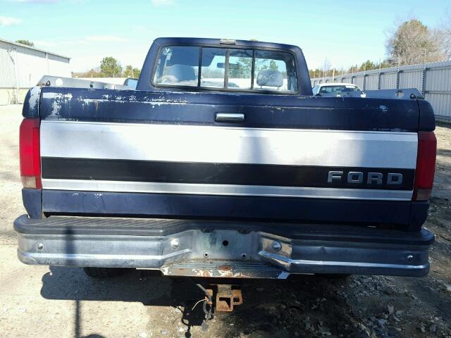 1FTEF14N5PNB17876 - 1993 FORD F150 BLUE photo 6