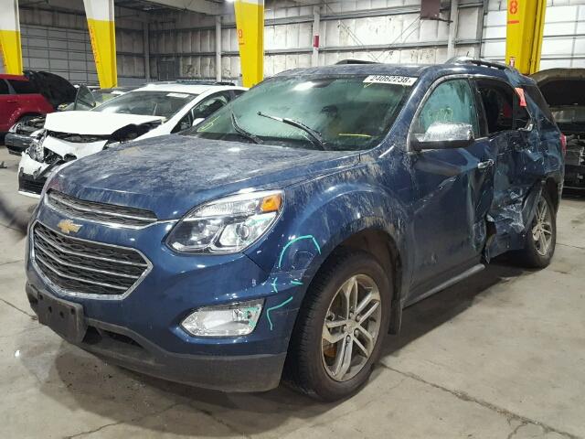 2GNFLGE37H6227936 - 2017 CHEVROLET EQUINOX PR BLUE photo 2