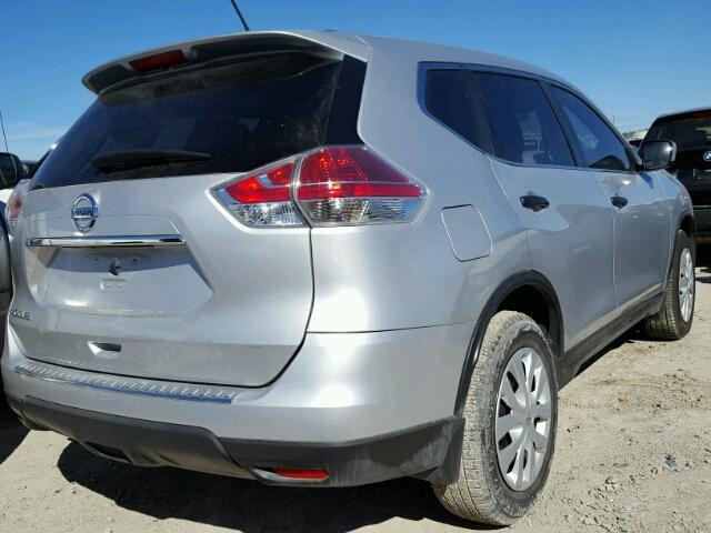 JN8AT2MT2GW027028 - 2016 NISSAN ROGUE S SILVER photo 4