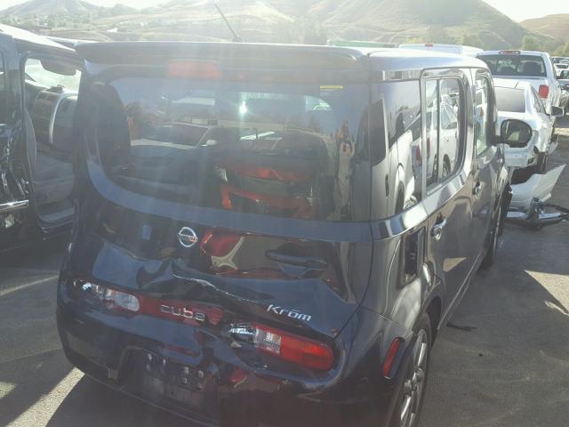 JN8AZ2KR1AT163374 - 2010 NISSAN CUBE BASE BLUE photo 4