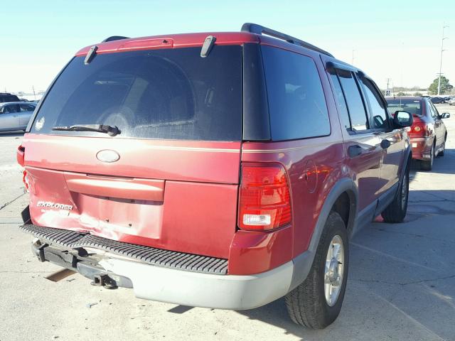 1FMZU63K63UB33897 - 2003 FORD EXPLORER X RED photo 4