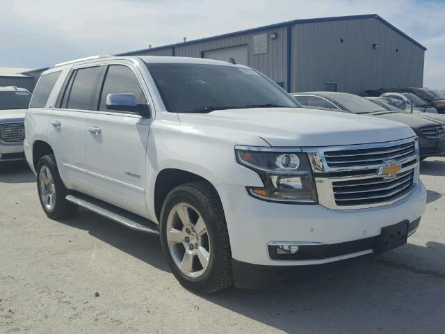 1GNSCCKC9FR221388 - 2015 CHEVROLET TAHOE C150 WHITE photo 1