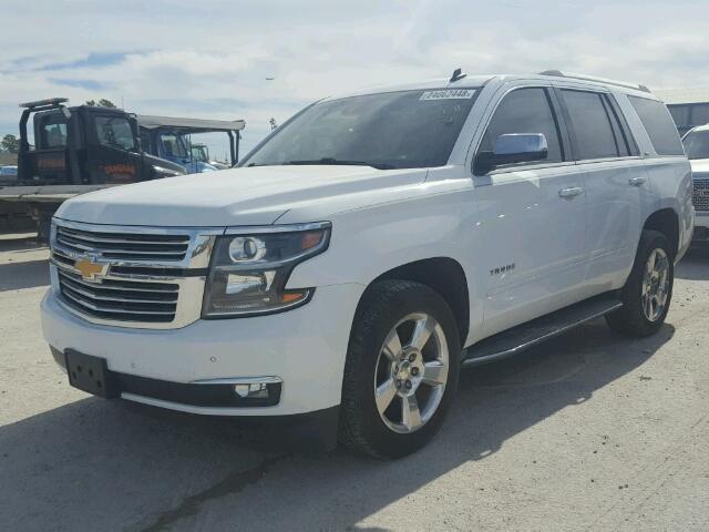 1GNSCCKC9FR221388 - 2015 CHEVROLET TAHOE C150 WHITE photo 2