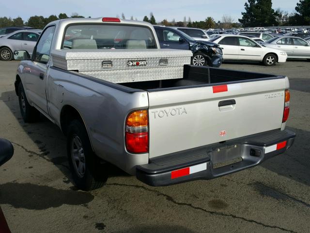 5TENL42N81Z864647 - 2001 TOYOTA TACOMA GRAY photo 3