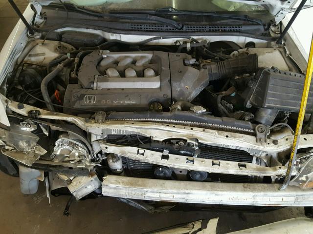 1HGCG16512A063821 - 2002 HONDA ACCORD EX WHITE photo 7