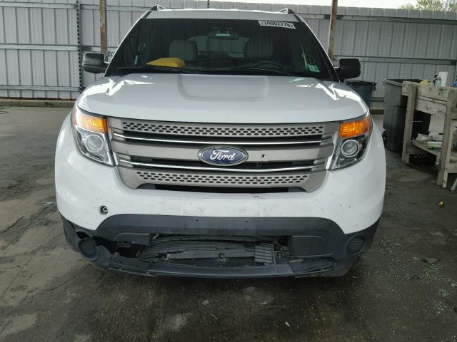 1FM5K7B93FGB62592 - 2015 FORD EXPLORER WHITE photo 9