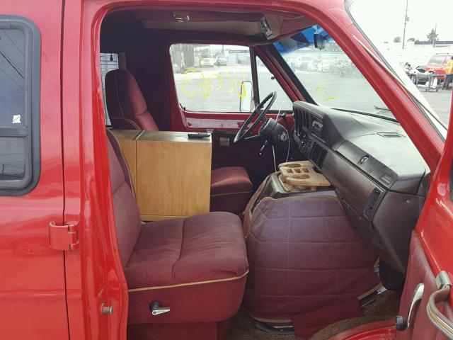 2B6HB23T7DK321282 - 1983 DODGE RAM VAN B2 RED photo 5