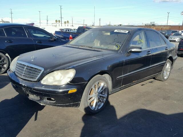 WDBNG70J0YA128004 - 2000 MERCEDES-BENZ S 430 BLACK photo 2