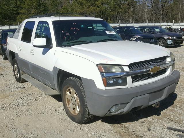 3GNEK13TX2G284139 - 2002 CHEVROLET AVALANCHE WHITE photo 1