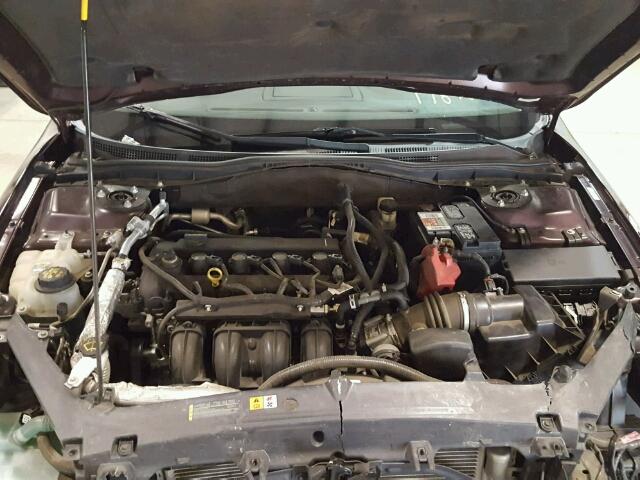 3FAHP0HA9BR178428 - 2011 FORD FUSION SE MAROON photo 7