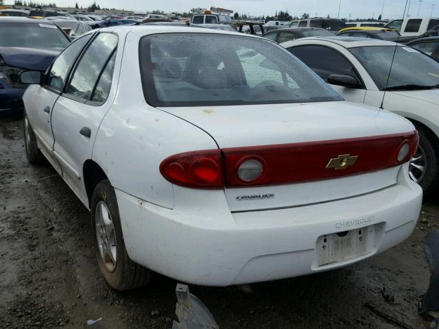 1G1JC52F357124216 - 2005 CHEVROLET CAVALIER WHITE photo 3