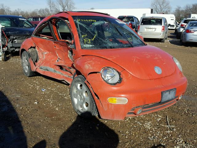 3VWCK21C83M422186 - 2003 VOLKSWAGEN NEW BEETLE 橙色 照片 1