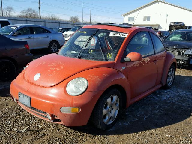 3VWCK21C83M422186 - 2003 VOLKSWAGEN NEW BEETLE 橙色 照片 2