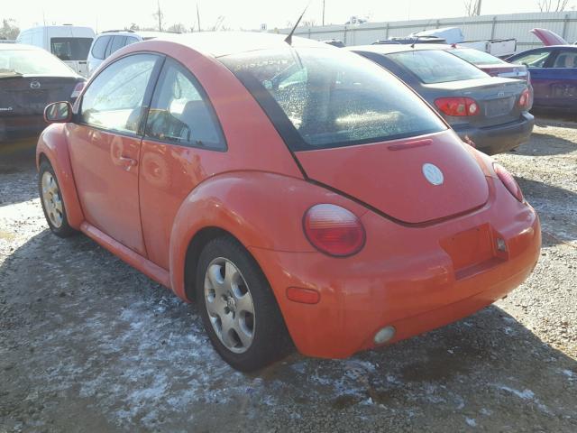 3VWCK21C83M422186 - 2003 VOLKSWAGEN NEW BEETLE 橙色 照片 3