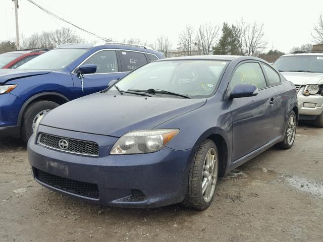 JTKDE167170153356 - 2007 TOYOTA SCION TC BLUE photo 2