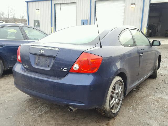 JTKDE167170153356 - 2007 TOYOTA SCION TC BLUE photo 4