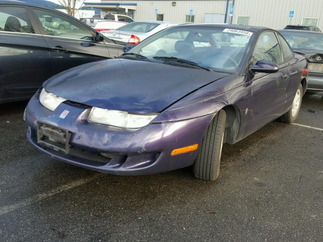 1G8ZH1270VZ176933 - 1997 SATURN SC2 PURPLE photo 2