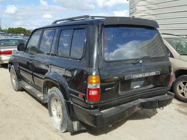 JT6HJ88J4T0129317 - 1996 LEXUS LX 450 BLACK photo 3