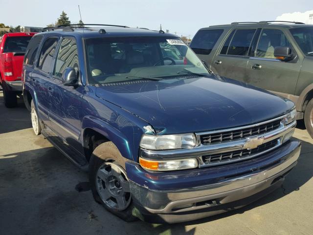 1GNEK13T35J204022 - 2005 CHEVROLET TAHOE K150 BLUE photo 1