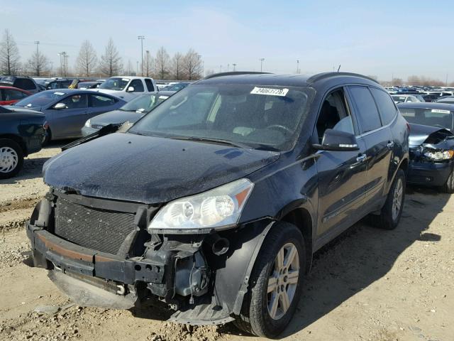 1GNER23D09S133274 - 2009 CHEVROLET TRAVERSE L BLACK photo 2