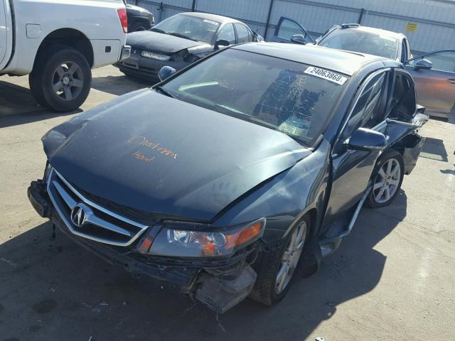 JH4CL96906C032242 - 2006 ACURA TSX GREEN photo 2