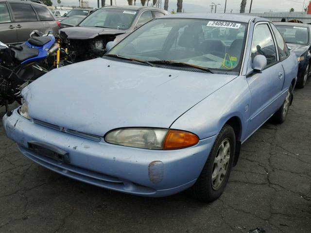 JA3AA31C7SU062873 - 1995 MITSUBISHI MIRAGE LS BLUE photo 2