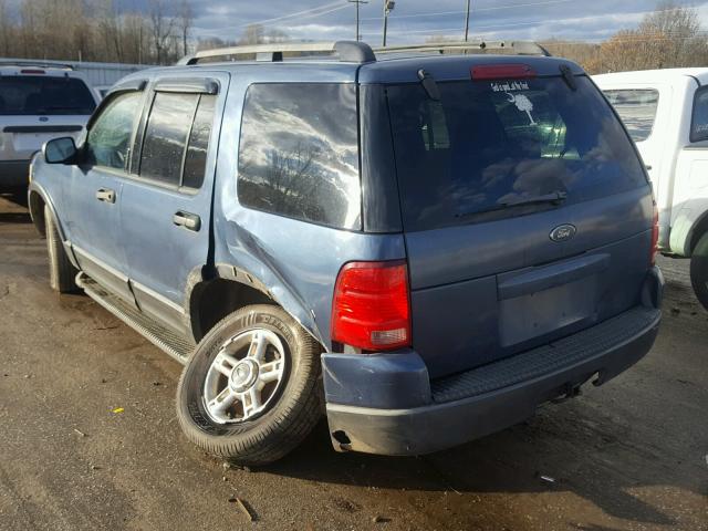 1FMZU73K93ZB23468 - 2003 FORD EXPLORER X BLUE photo 3