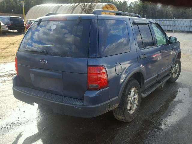 1FMZU73K93ZB23468 - 2003 FORD EXPLORER X BLUE photo 4