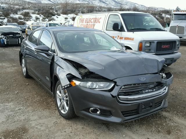 3FA6P0SU5FR247602 - 2015 FORD FUSION TIT GRAY photo 1