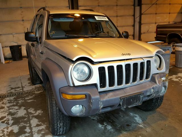 1J4GL48K84W128731 - 2004 JEEP LIBERTY SP SILVER photo 1