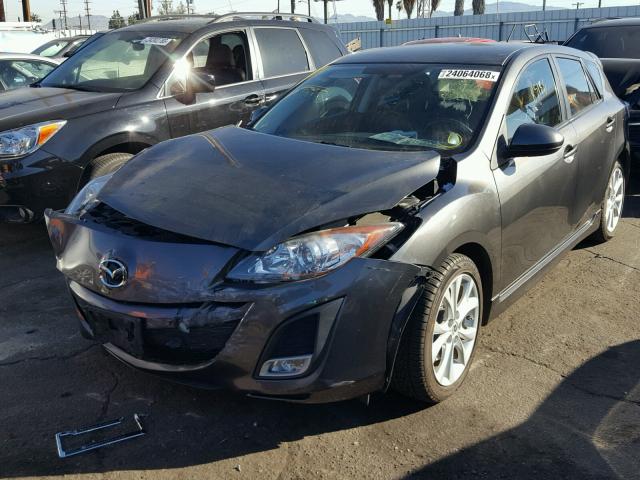 JM1BL1K68B1485217 - 2011 MAZDA 3 S GRAY photo 2