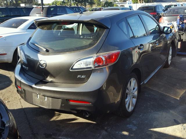 JM1BL1K68B1485217 - 2011 MAZDA 3 S GRAY photo 4