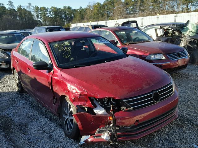 3VWD67AJ2GM226528 - 2016 VOLKSWAGEN JETTA SE MAROON photo 1